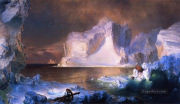 フレデリック エドウィン教会 Painting - 氷山の風景 ハドソン川のフレデリック・エドウィン教会
